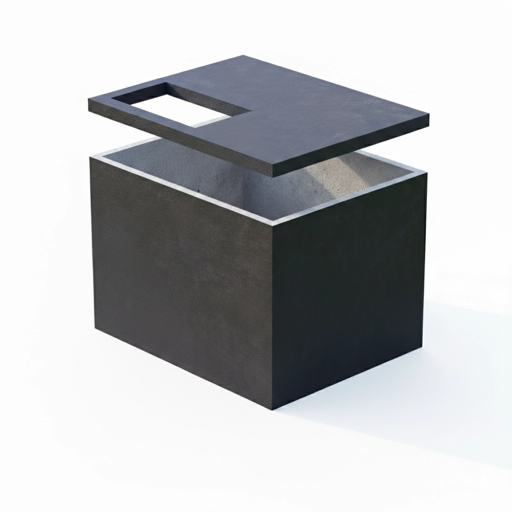 TVIRTI M1 juodos spalvos monolitinis rūsys