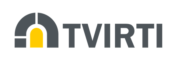 TVIRTI logotipas – monolitiniai rūsiai ir kiemo statiniai